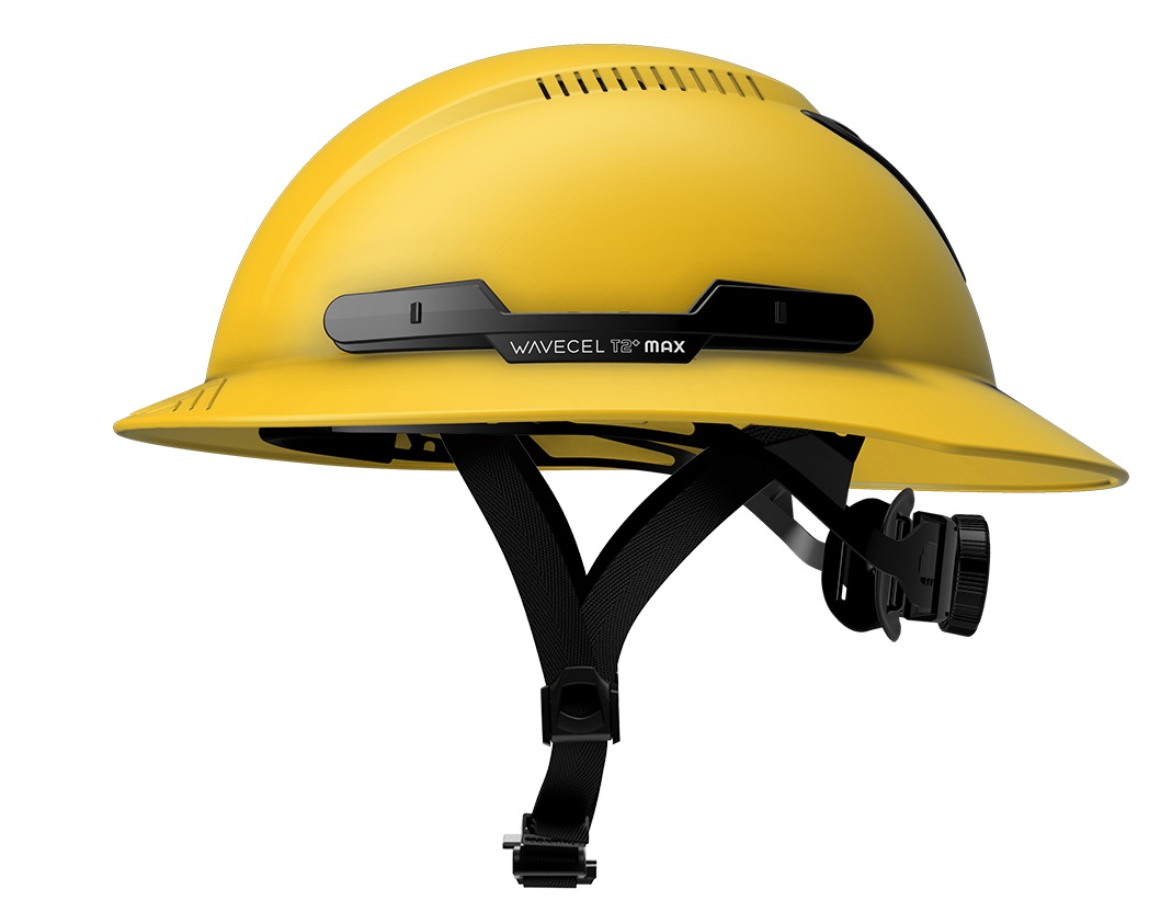 WAVECEL T2+ MAX SAFETY HELMET YELLOW - Tagged Gloves